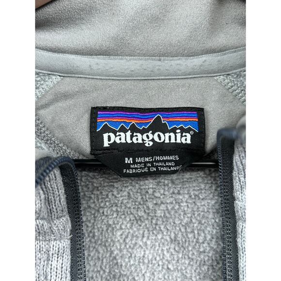 Patagonia Better Sweater Fleece Jacket Gray Full Zip (Flawed) Outdoor Mens Sz M - Picture 3 of 8